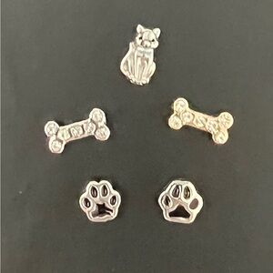 Origami Owl Set of Pet Themed Charms
